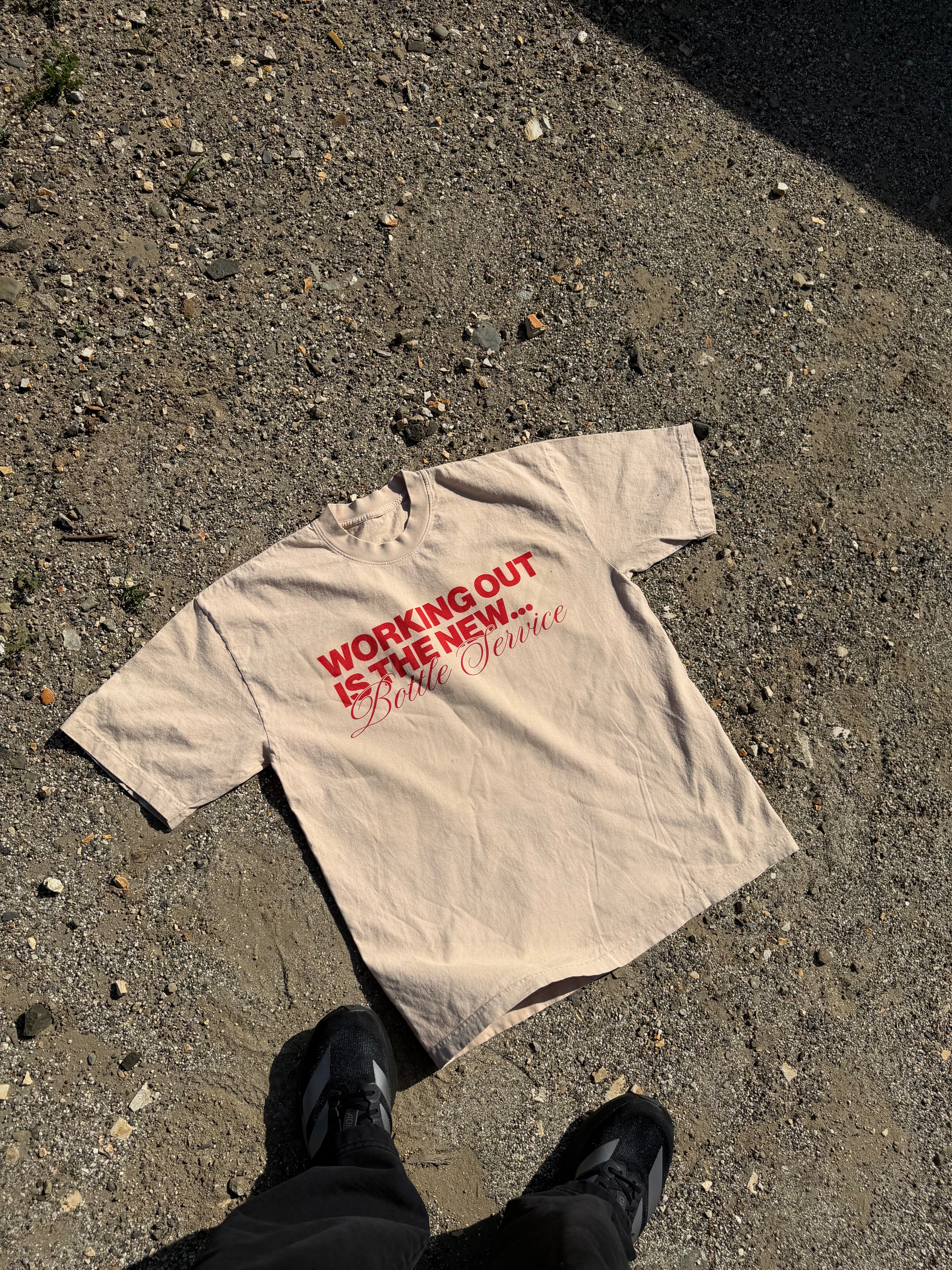 "Working out is the New Bottle Service" Tee