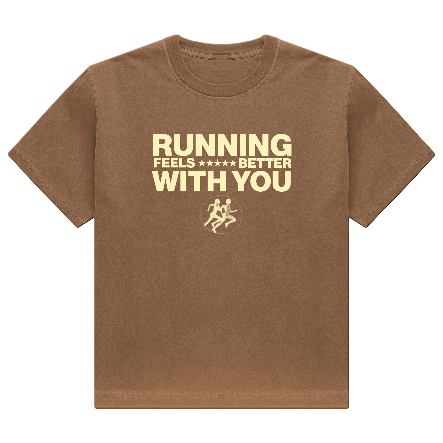 "Running is better with you" - Brown